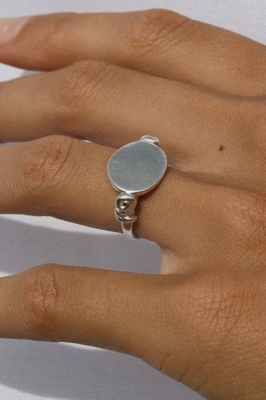 Spiral Signet Ring