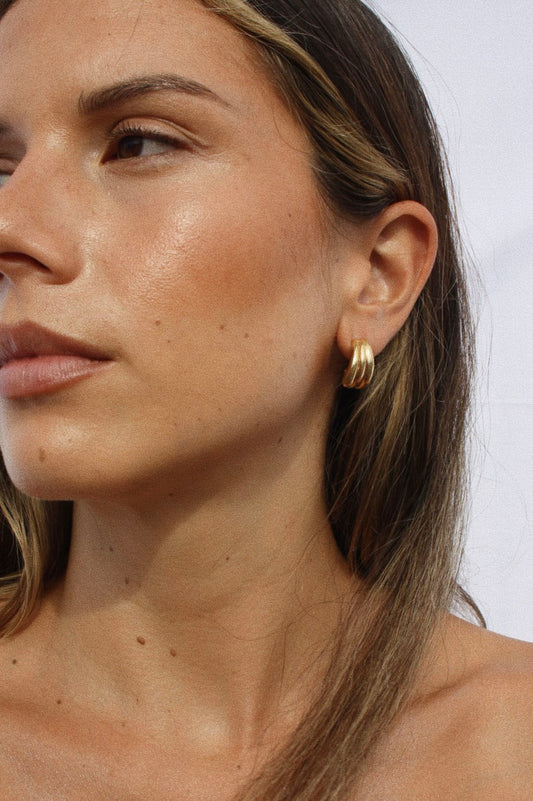 Golden Ripple Hoop