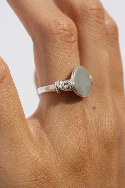 Spiral Signet Ring